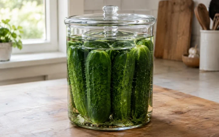 De ce castraveții trebuie ținuți sub saramură în timpul fermentării
